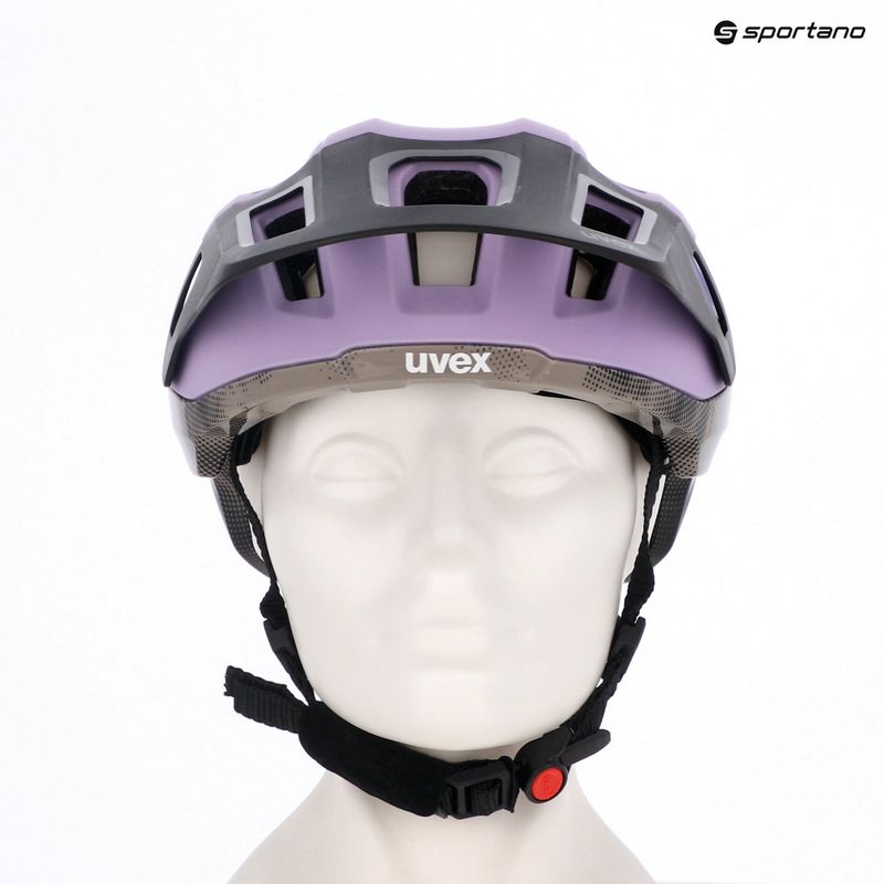 Cyklistická prilba UVEX React MIPS lilac/oak matt 6