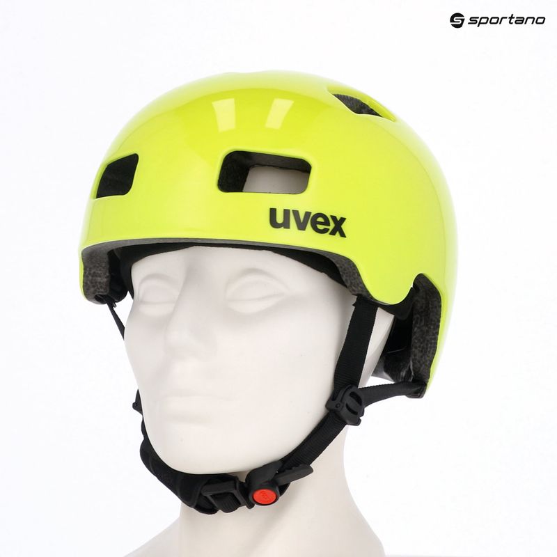 Detská cyklistická prilba UVEX HLMT 4 neon yellow 7