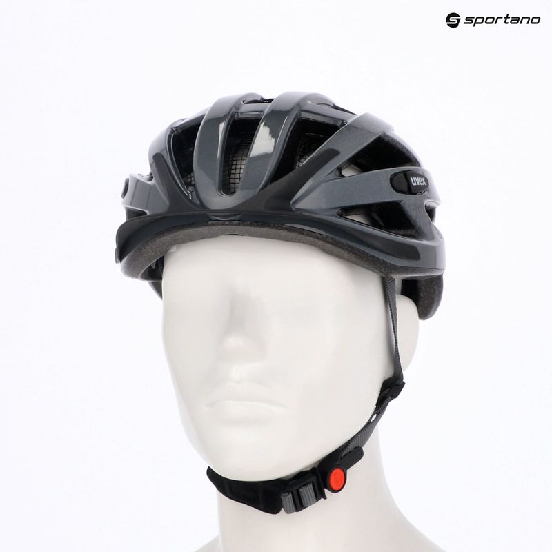 Cyklistická prilba UVEX Air Wing grey/black 7
