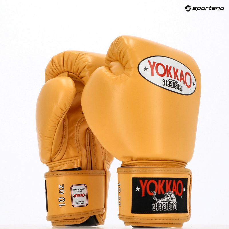 Pánske boxerské rukavice YOKKAO Matrix mango 5