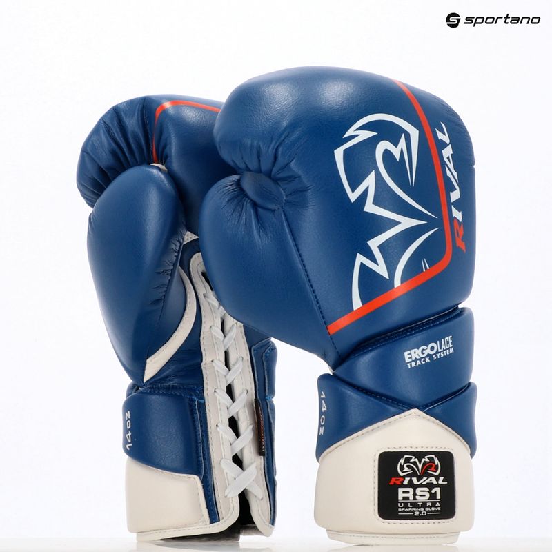 Boxerské rukavice Rival RS1 Ultra Sparring 2.0 blue 3