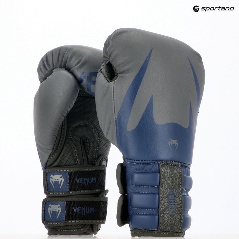 Rękawice bokserskie Venum Reverso Boxing storm grey/royal blue 7