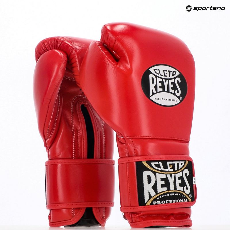 Boxerské rukavice Cleto Reyes Velcro Sparring red 3