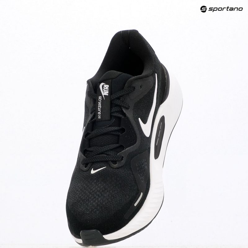 Pánske bežecké topánky Nike Structure 26 black/cool grey/metallic silver/white 11