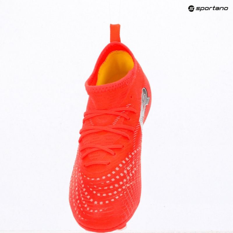 Detské futbalové kopačky PUMA Future 9 Match FG/AG Jr glowing red/puma white/puma black/puma silver 9