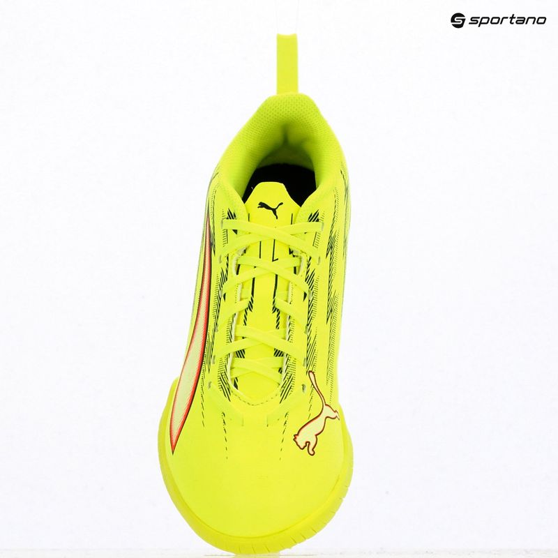 Detské futbalové kopačky PUMA Ultra 6 Play TT Jr Yellow Alert/Puma Black/Glowing Red/Lime Squeeze 9