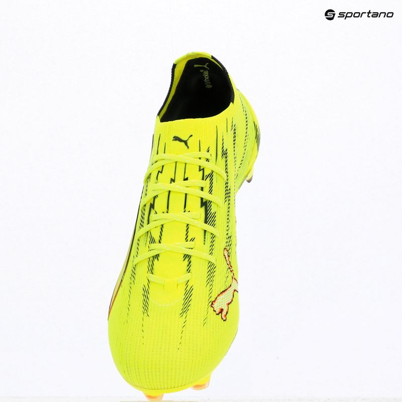Futbalové kopačky PUMA Ultra 6 Ultimate FG Yellow Alert/Puma Black/Glowing Red/Lime Squeeze 11