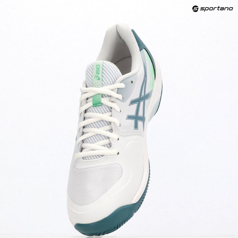 Pánske padelové topánky Asics Game FF Padel white/misty pine 9