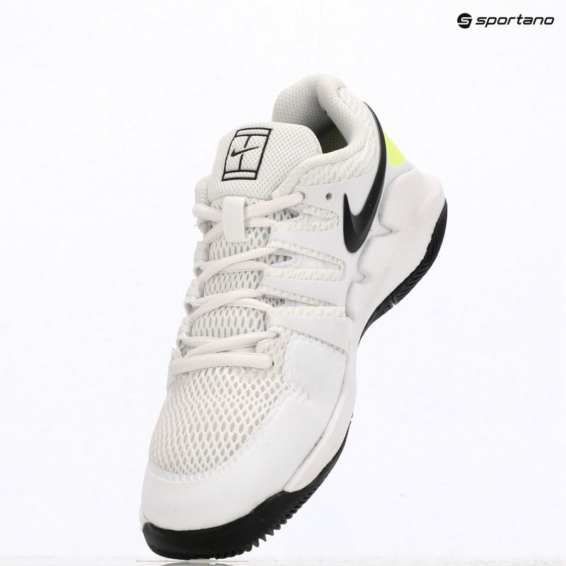 Detské tenisové topánky Nike Court Vapor X Jr white/volt/black 10