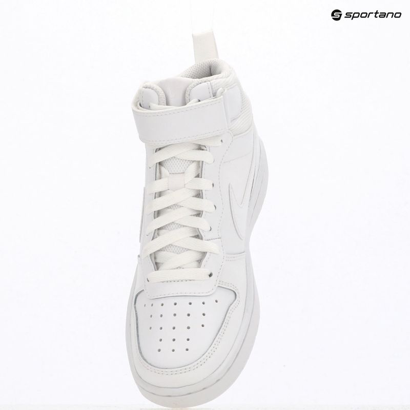 Topánky Nike Court Borough Mid 2 white/white/white 10