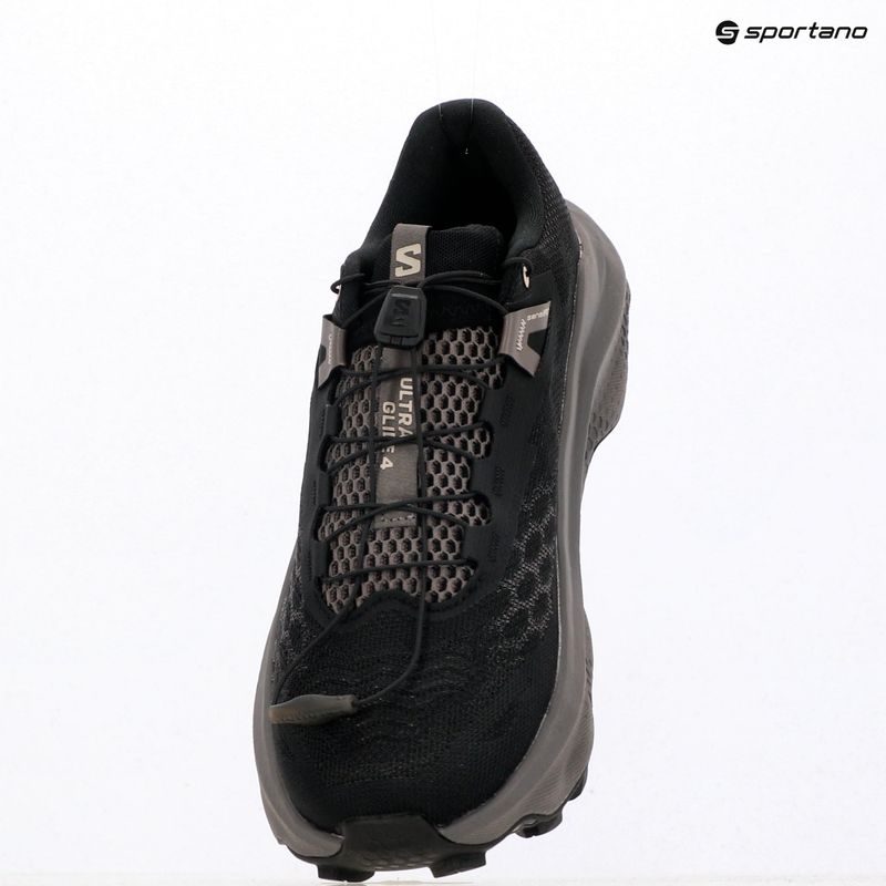 Pánske bežecké topánky Salomon Ultra Glide 4 black/dark gull gray/silver cloud 10