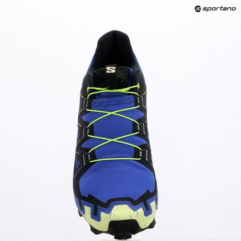 Pánske bežecké topánky Salomon Speedcross 6 bluing/black/acid lime 10