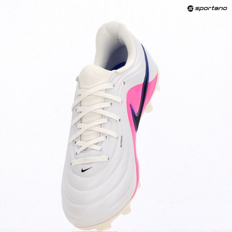 Detské futbalové kopačky Nike Tiempo Maestro Academy Jr FG/MG white/racer blue/pink blast/black 11