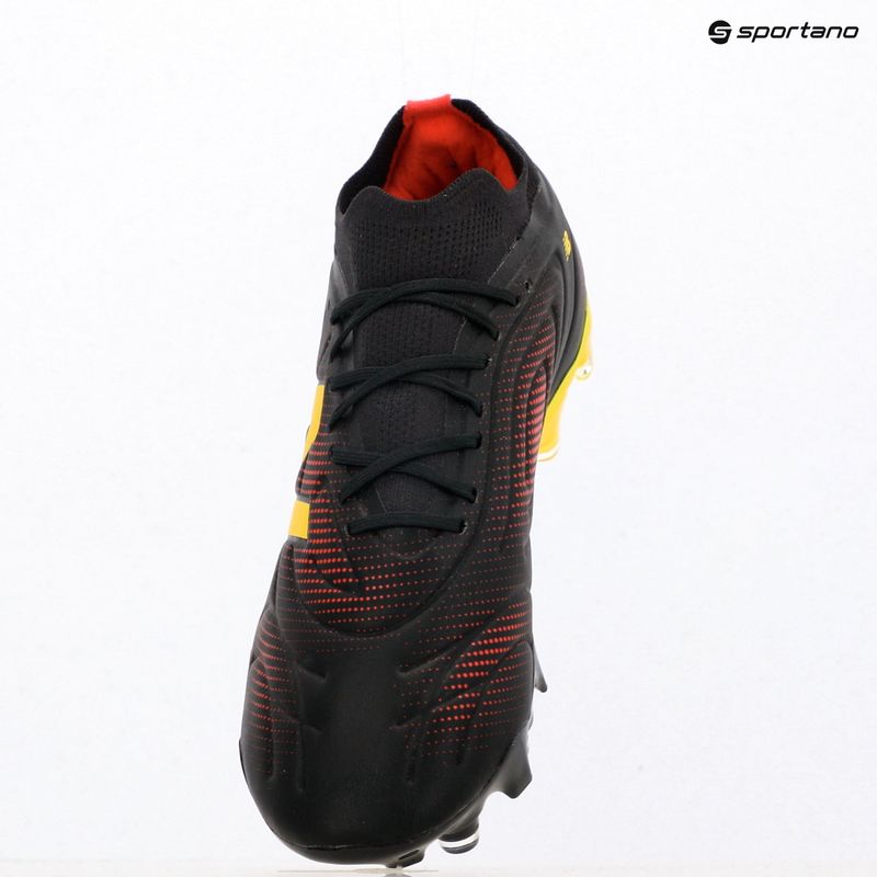 Futbalové kopačky New Balance Tekela Team Low V5 FG black 100/punch yellow/fire cracker 9