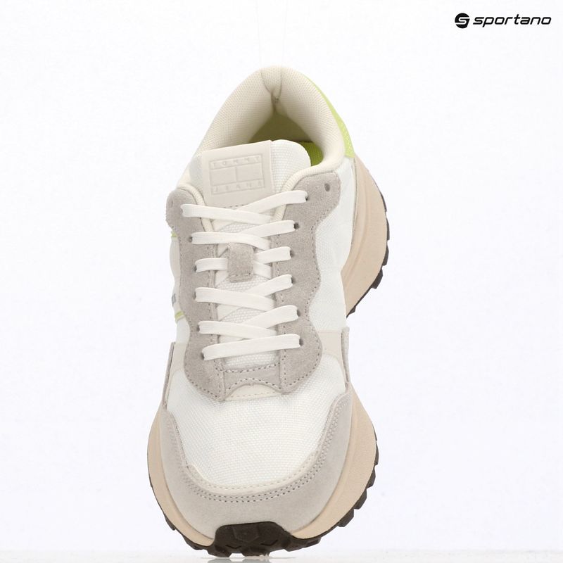 Dámske topánky Tommy Jeans Sporty Runner lime essence/ivory 9