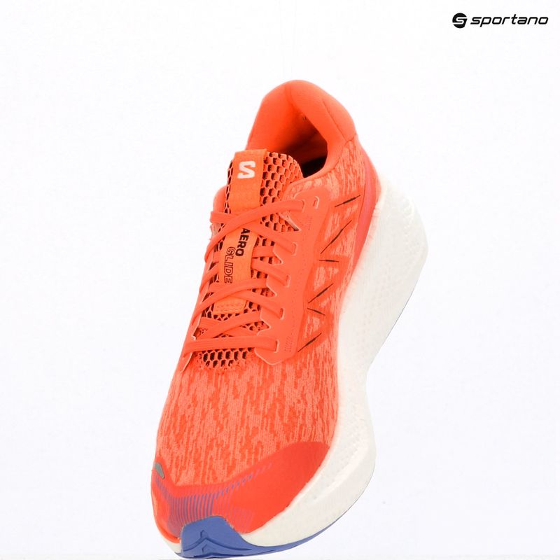 Pánske bežecké topánky Salomon Aero Glide 4 neon flame/white/persia 9
