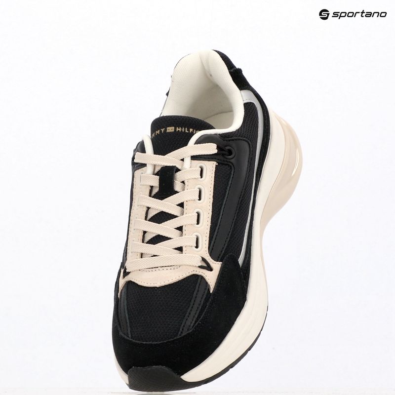 Dámske topánky Tommy Hilfiger Sporty Chic Runner čierne 9