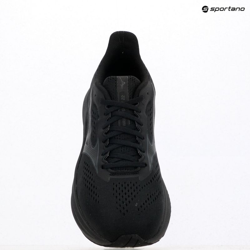 Pánske bežecké topánky Mizuno Wave Inspire 22 Wide black/black sand/black 9