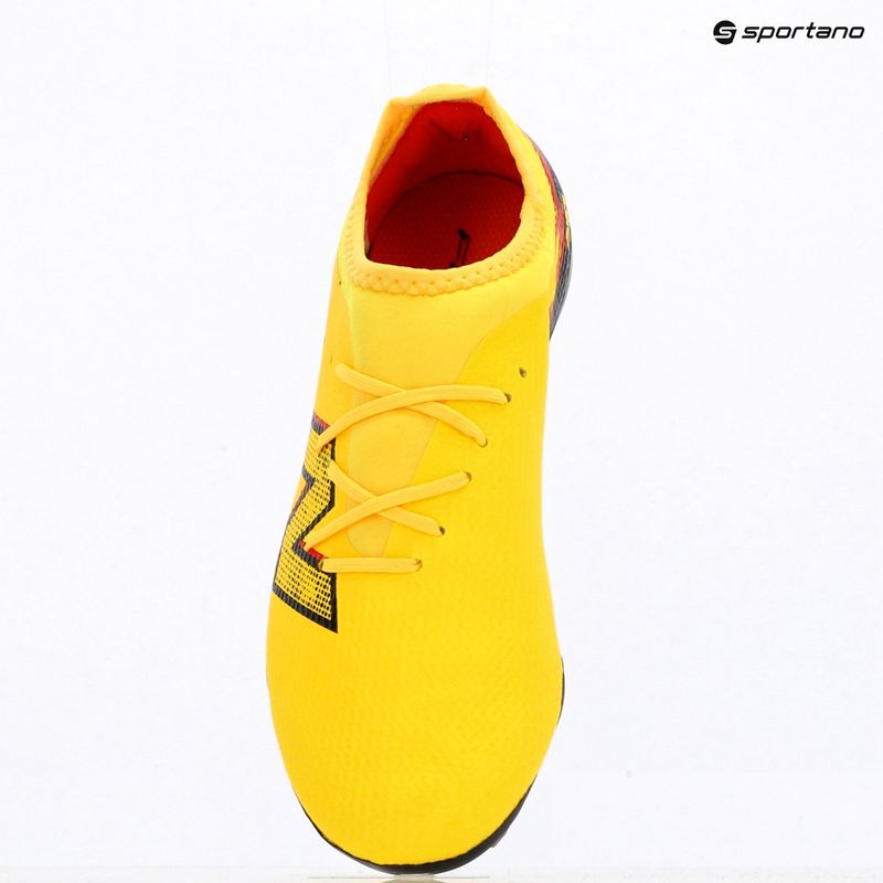 Detské futbalové kopačky New Balance Furon Team V8 FG punch yellow/black 100/fire cracker 9
