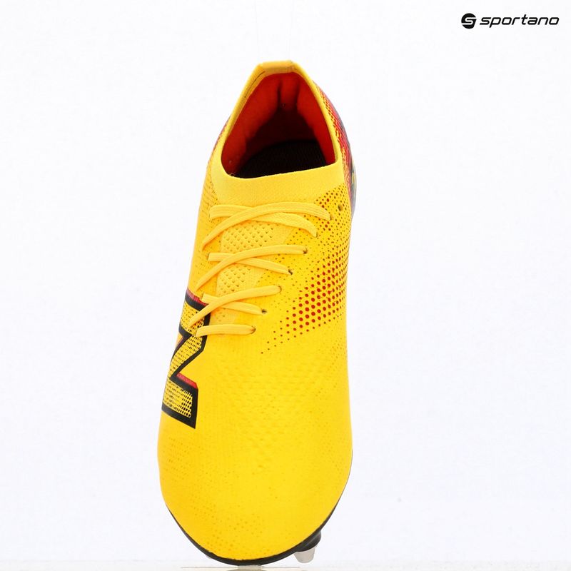 Buty piłkarskie New Balance Furon Elite V8 FG punch yellow/black 100/fire cracker 9