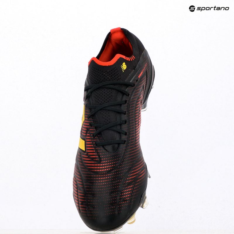 Futbalové kopačky New Balance Tekela Elite Low V5 FG black 100/punch yellow/fire cracker 9