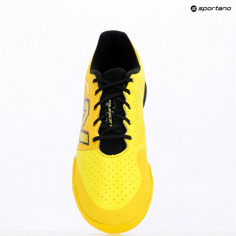 Futbalové kopačky New Balance Furon Pro V8 IN punch yellow/black 100/fire cracker 9