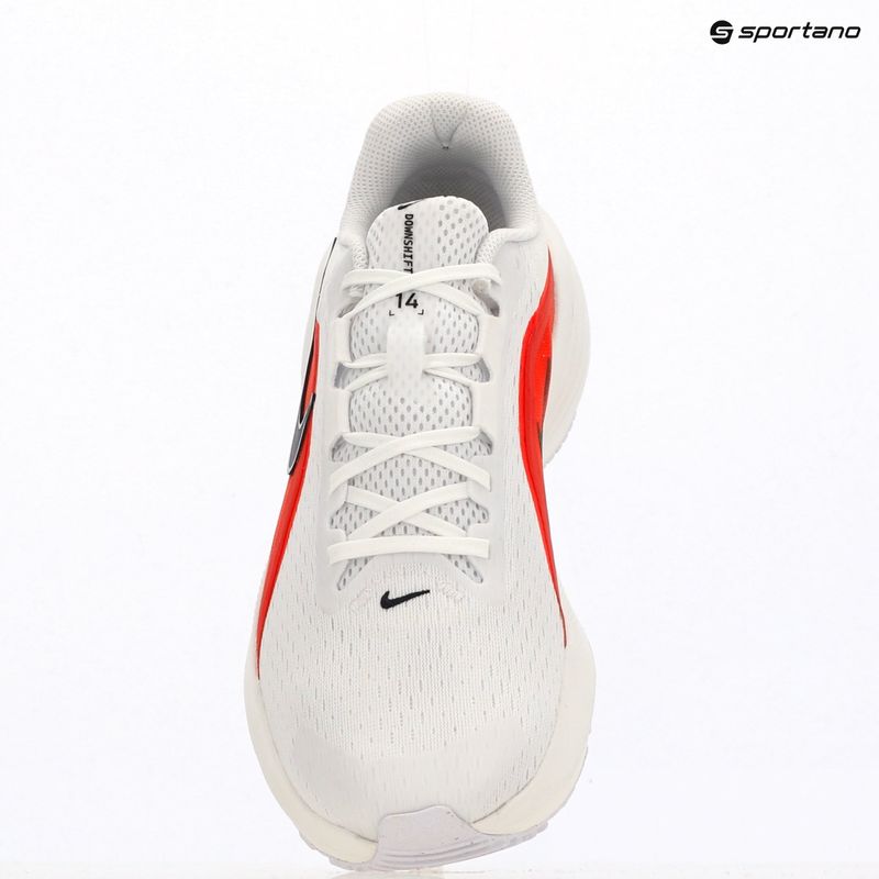 Pánske bežecké topánky Nike Downshifter 14 white/summit white/bright crimson/black 10