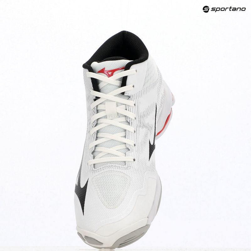 Volejbalové topánky Mizuno Wave Lightning Pro Mid white/black/fiery red 9