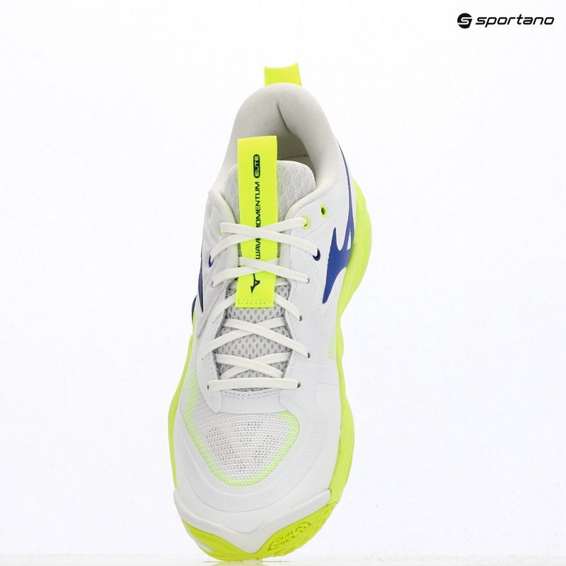 Volejbalové topánky Mizuno Wave Momentum Elite white/lightning yellow/dazzling blue 9