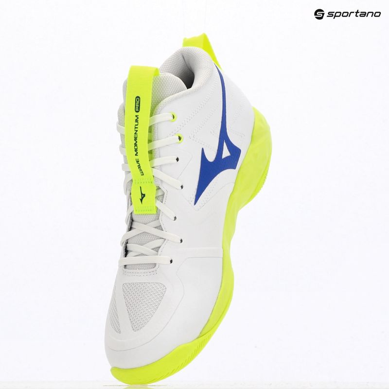 Volejbalové topánky Mizuno Wave Momentum Pro Mid white/lightning yellow/dazzling blue 12