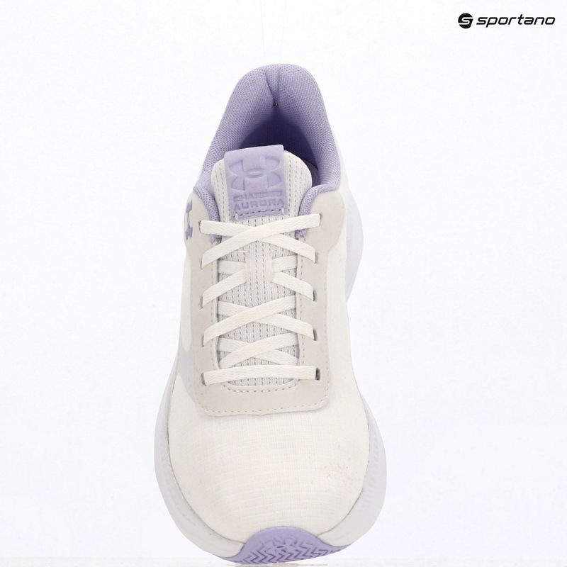 Dámske tréningové topánky Under Armour Aurora 3 white/white/purple crest 9
