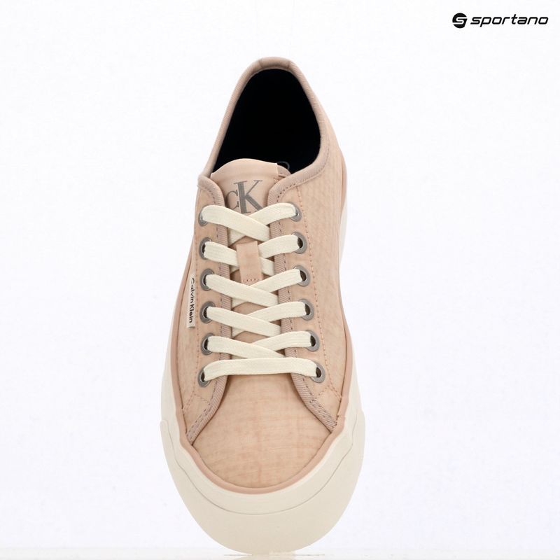Dámske topánky Calvin Klein HW0HW02970 Vulc Flatf Laceup Ripst whisper pink/key largo 9