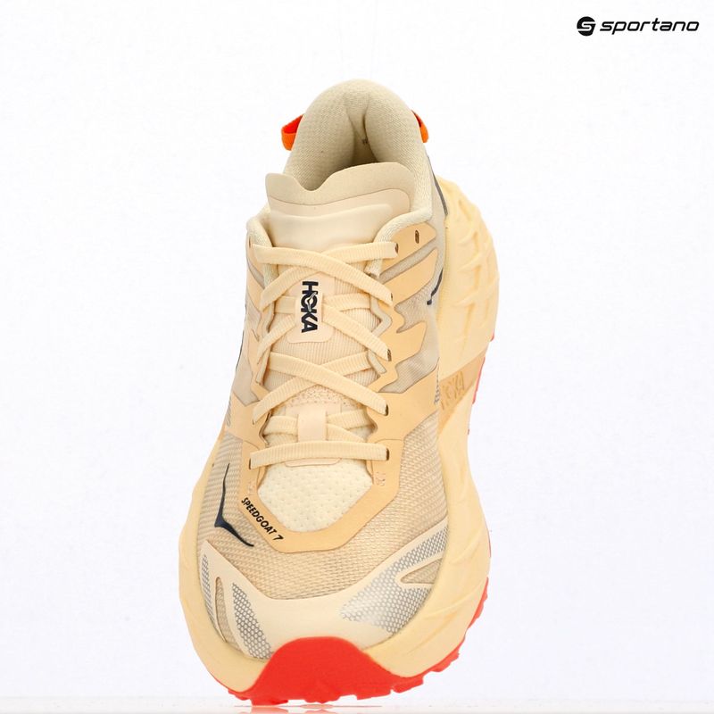 Dámske bežecké topánky HOKA Speedgoat 7 vintage yellow/neon flame 8