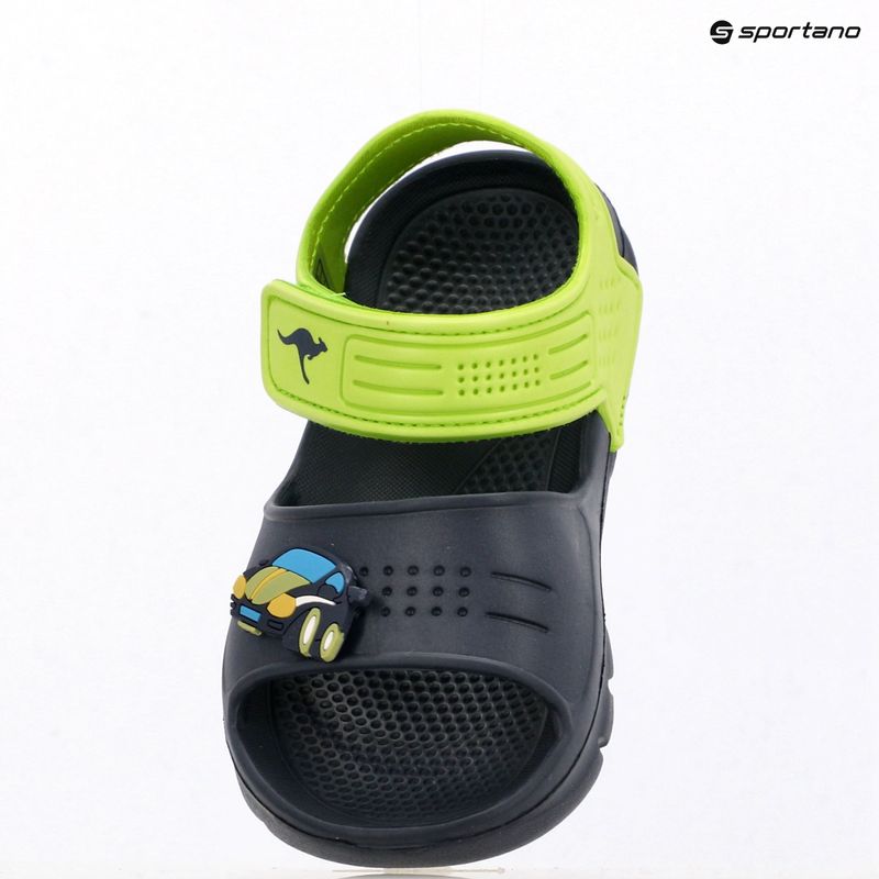 Detské sandále Kangaroos KangaSwim II dark navy/lime 11