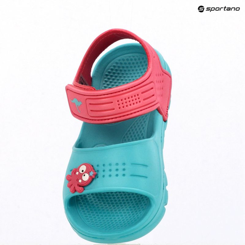 Detské sandále Kangaroos KangaSwim II ocean/daisy pink 11