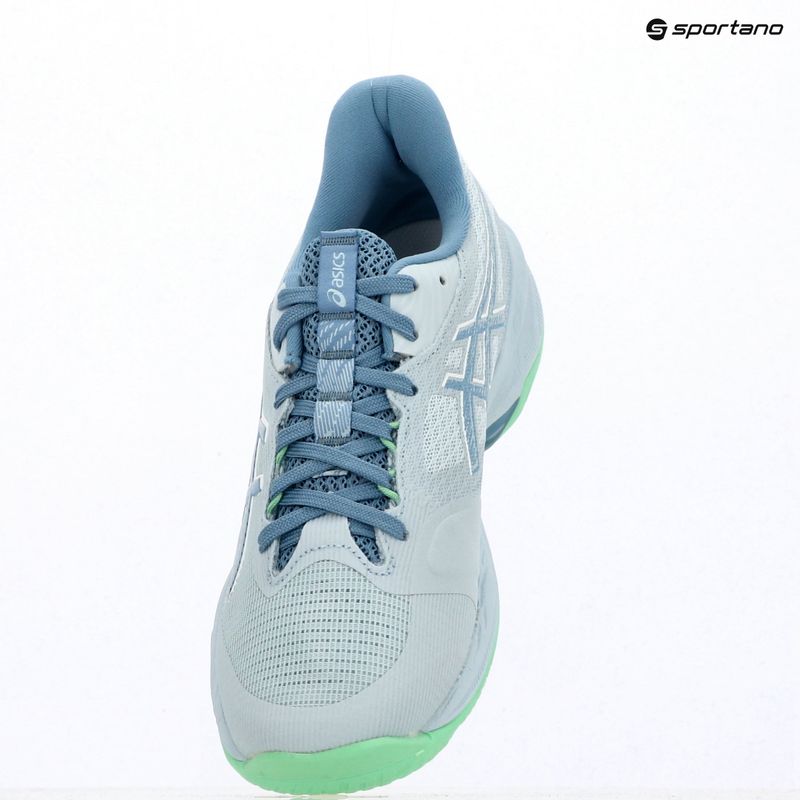 Pánske volejbalové topánky ASICS Netburner Ballistic FF 4 cool grey/saba blue 9
