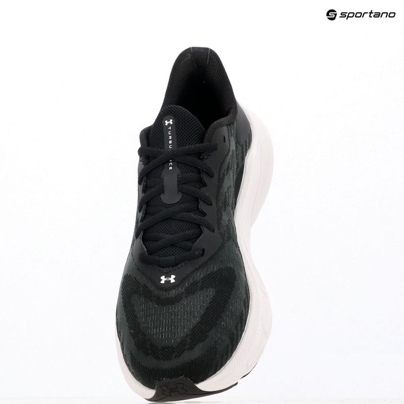 Pánske bežecké topánky Under Armour Turbulance 3 black/black/metallic silver 7