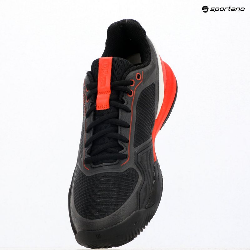 Pánske tenisové topánky Wilson Rush Pro 5 Clay black/infrared/white 11