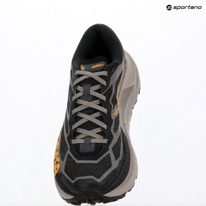 Pánske bežecké topánky Hoka Mafate X black/cement 10