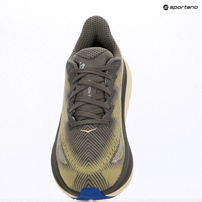 Pánske bežecké topánky HOKA Clifton 9 GTX gravel/eggshell 18