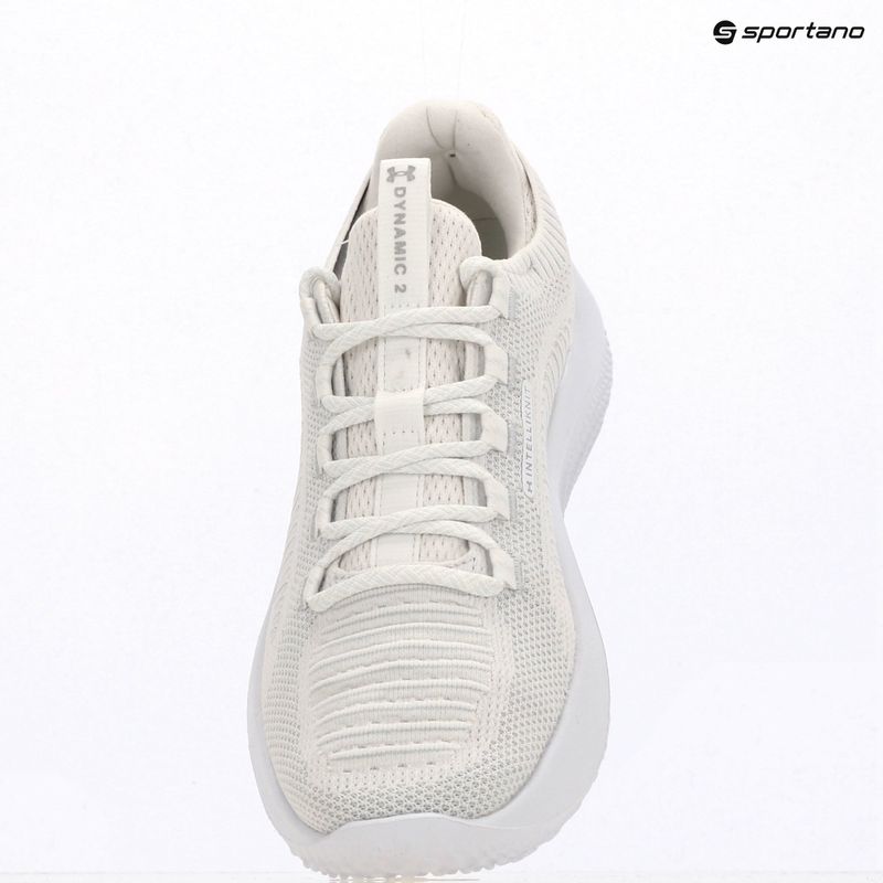 Pánske tréningové topánky Under Armour Dynamic 2 white/distant gray/halo gray 7