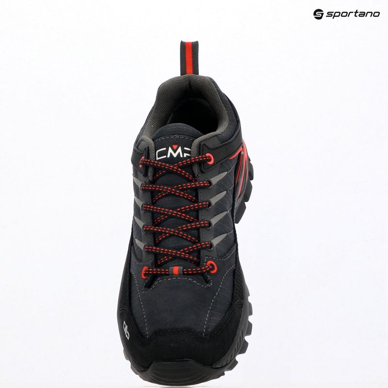 Pánske trekingové topánky CMP Rigel 2.0 Low Waterproof titanio/ferrari 9