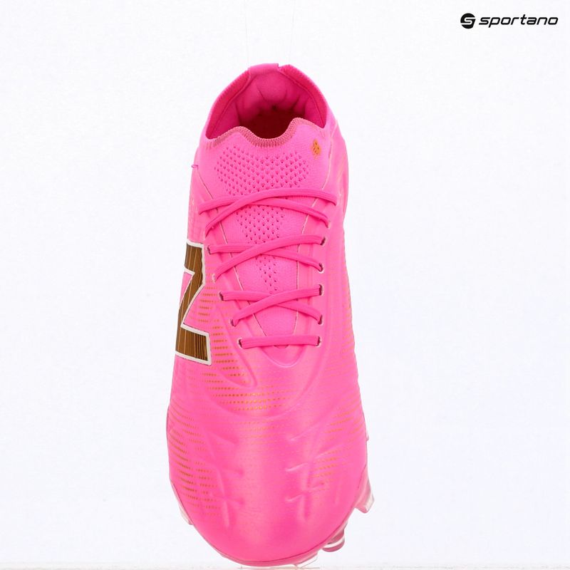 Futbalové kopačky New Balance Tekela Elite Low V5 FG pink heat/metallic gold/pink satin 12