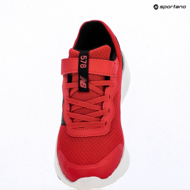 Detské topánky New Balance 578's V1 team red/black 9