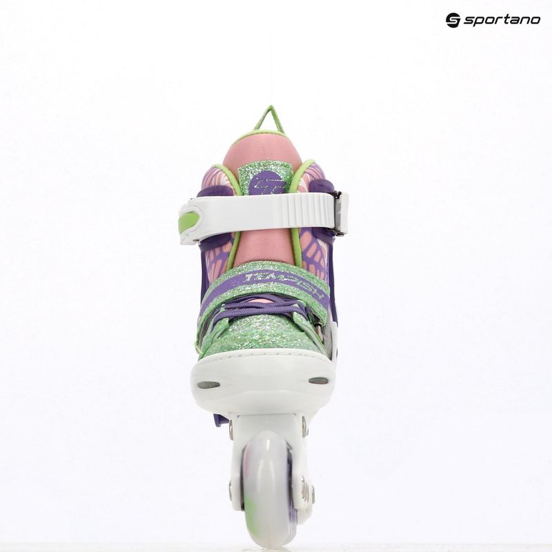 Detské kolieskové korčule Tempish Bam-Bu Flash white/pink 12