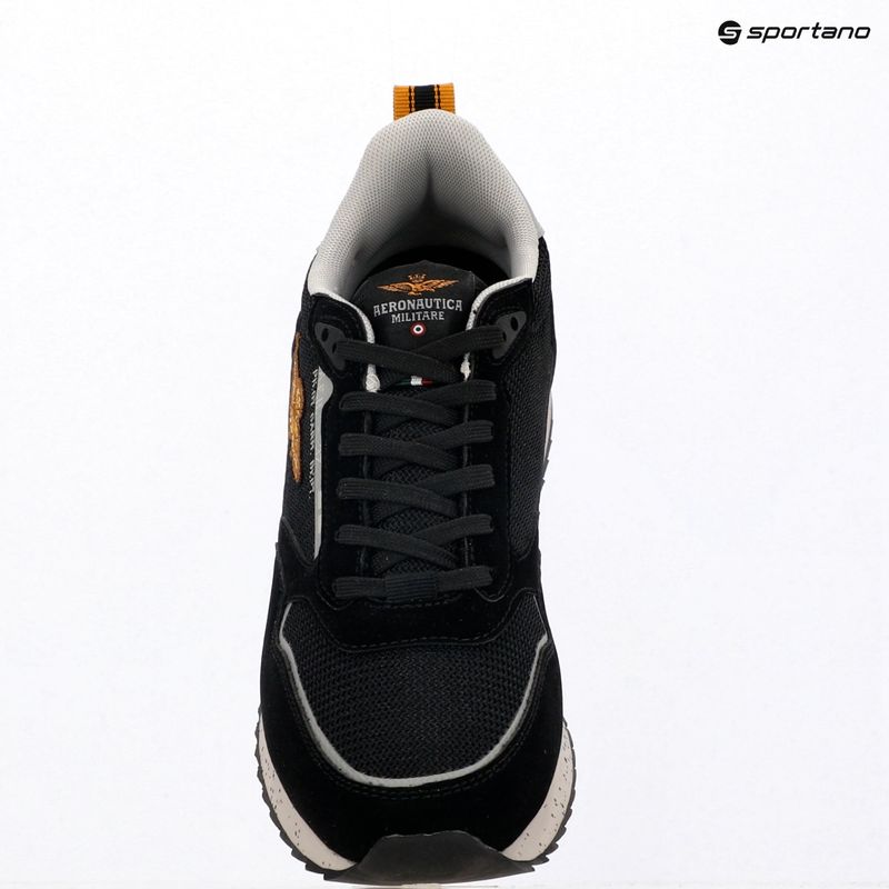 Pánske topánky Aeronautica Militare SC0288UCT03545 jet black 9