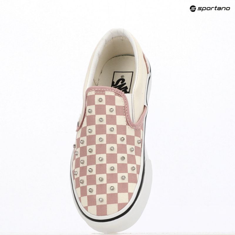 Topánky Vans Ua Classic Slip-On rhinestone misty mauve 14