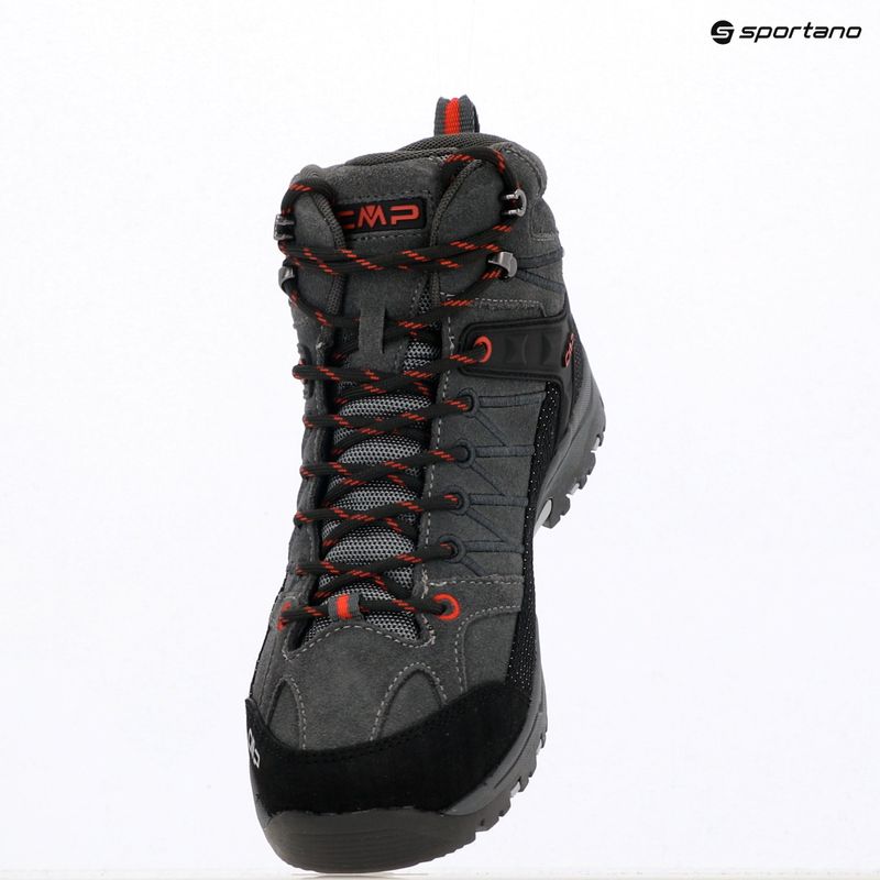 Juniorská trekingová obuv CMP Rigel Mid Wp grey/ferrari 9