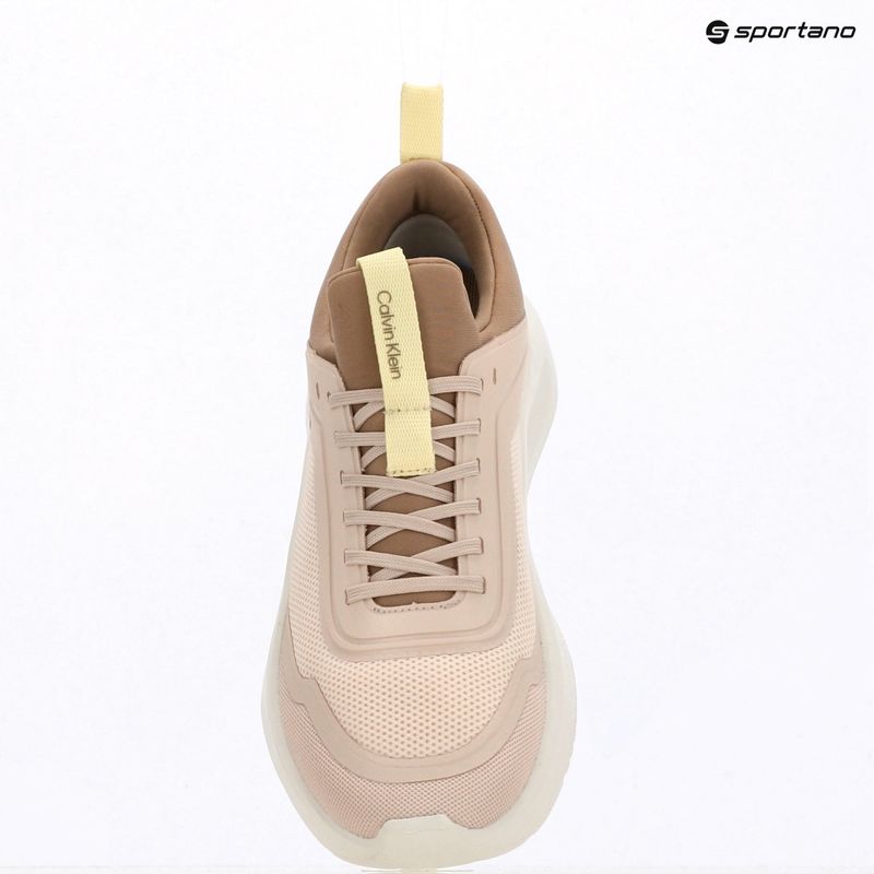 Dámske topánky Calvin Klein HW0HW03023 Light Runner Sock Mesh Lycra whisper pink/lemonade/silver mink 9