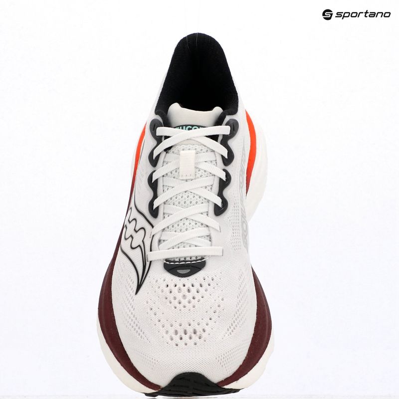 Pánske bežecké topánky Saucony Ride 19 white/crimson 9